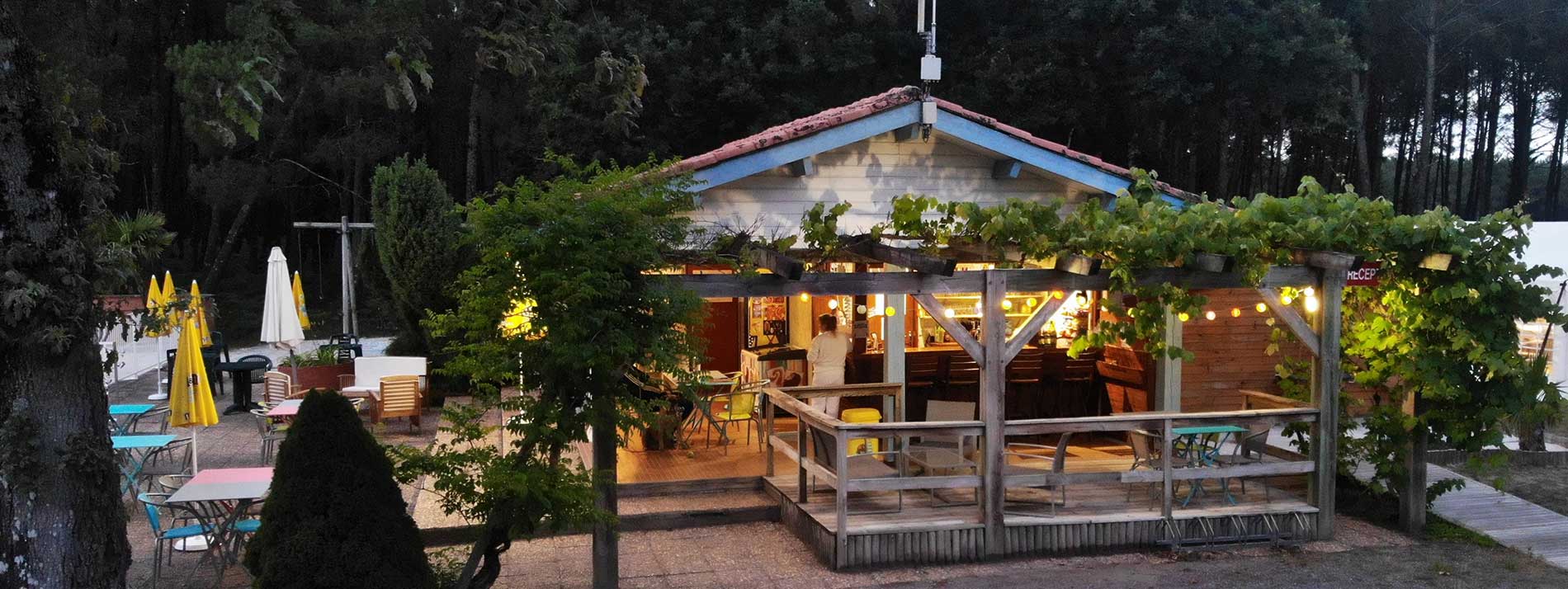 Le camping le Laha dans les Landes